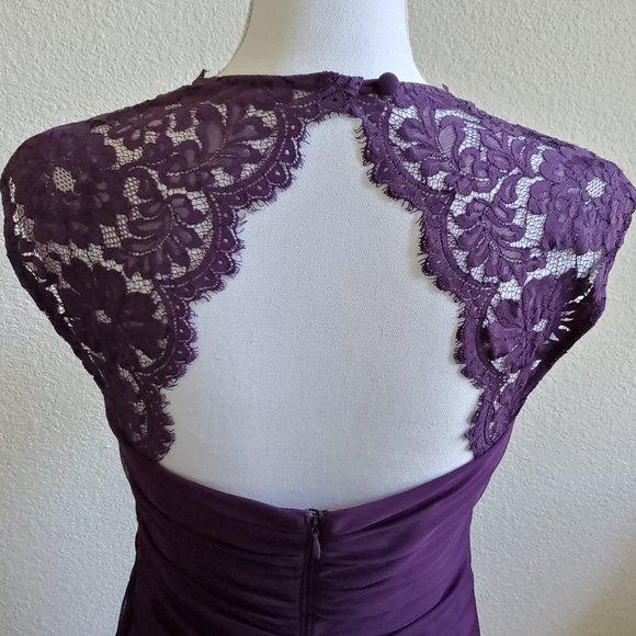Purple Homecoming / Bridesmaid / Prom Dress - Picture 6 of 13